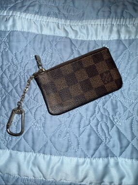 Louis Vuitton Key Pouch with Chain